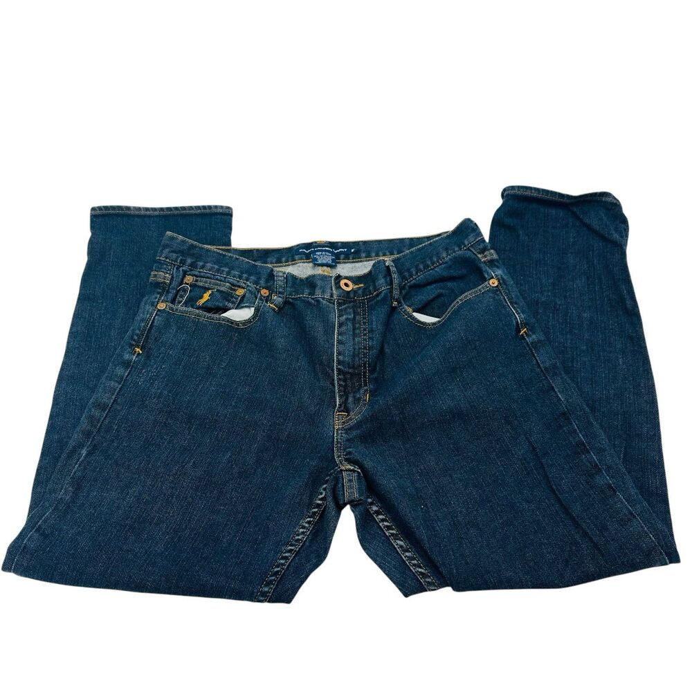 Ralph Lauren Sport Tapered Leg Ankle Jeans Dark Wash Womens Size 31 Blue
